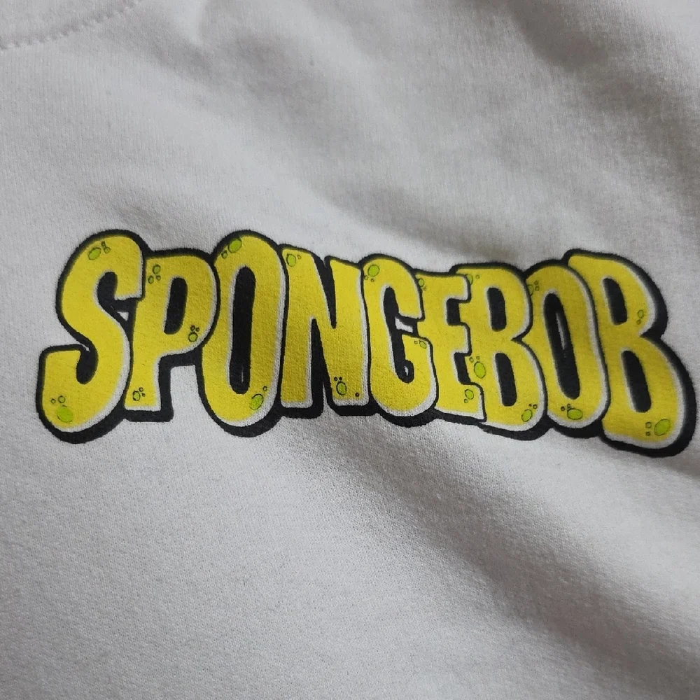SpongeBob White Hoodie - Picture 3 of 13